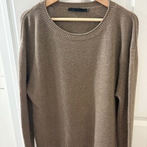 Jenni Kayne Tan Crewneck Sweater